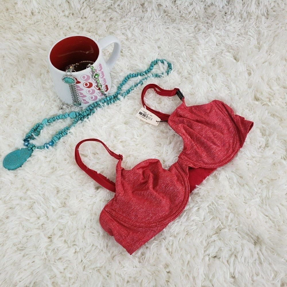 Victoria's Secret Body By Red Unlined Semi Demi 32C NWT